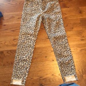 Animal print skinny jeans. Girls. Target